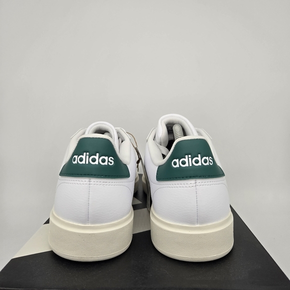 Adidas Men\'s Grand Court 2.0 \'Cloud White Collegiate Green\' Shoes JR2224 Size 9 main image 7